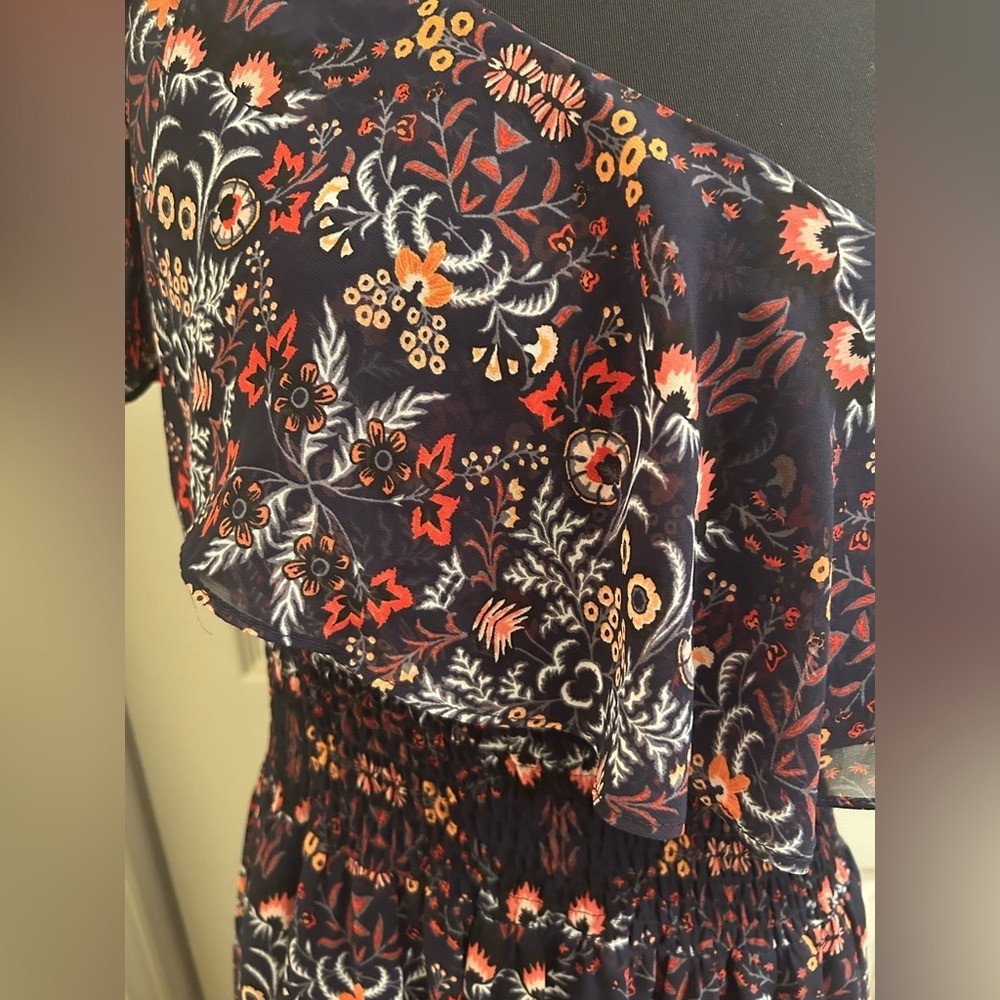 Vince Camuto One Shoulder Floral Dress , size 14 - Picture 4 of 6